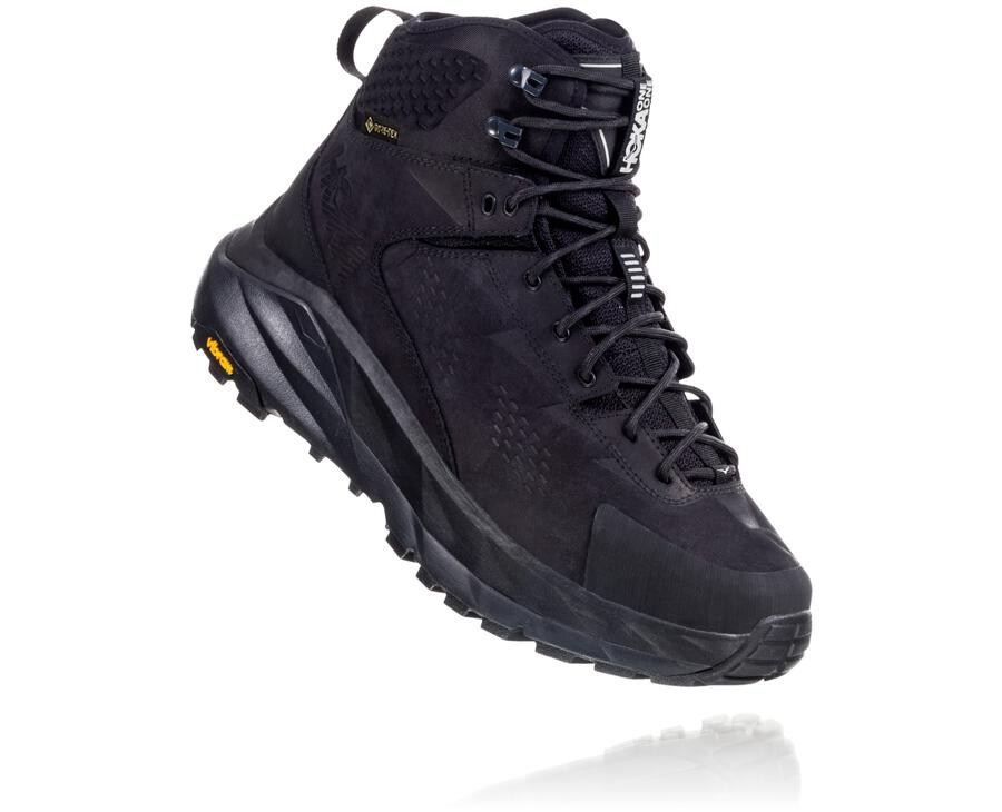 Hoka Mens Hiking Boots NZ - Hoka Kaha Gore-Tex Black (OMY863509)